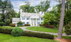 A white colored home in Sequoyah Hills